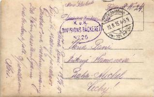 1915 Osztrák-magyar katonák a tábori konyhán / WWI Austro-Hungarian K.u.K. military, soldiers at the...