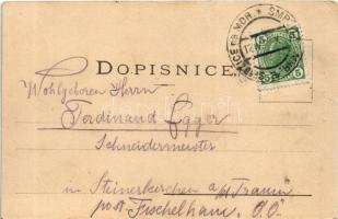 1907 Smrzice, Vnitrek chrámu, Kostel, Skola, Fára / church, interior, parish, school (EK)