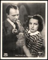 1941 Tímár József és Bordy Bella az András c. film werkfotóján, német nyelvű címmel és pecséttel, Schneider Film, 30x24 cm