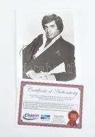 David Copperfield bűvész autográf aláírása tanúsítvánnyal