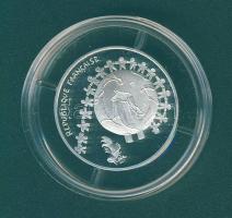 Franciaország 2002. 1/4€ Ag "Gyermekek" T:PP Csak 10.000db! Eredeti díszdobozban!