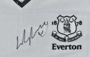 Wayne Rooney angol labdarúgó autográf aláírt Everton mez tanúsítvánnyal / Famous English football pl...