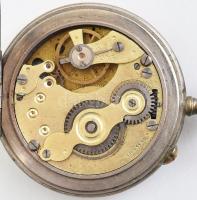 System Roskopf patent svájci zsebóra szép számlappal, hiányos szerkezettel réz tokkal d: 48 mm