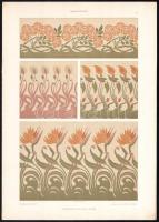 10 tábla Decorative Vorbilder c. folyóiratból, 35x25 cm és 34x24 cm