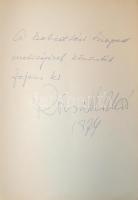 A Margitszigeti Szabadtéri Szinpad emlékkkönyvének lapjai operaénekesek és zeneszerzők aláírásával: ...