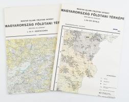 1975 Békéscsaba, Gyula földtani térkép, 1:200 000