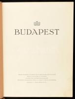 Budapest. Bp., 1931, Bp. Székesfőváros Idegenforgalmi Hivatala. Kiadói műbőr kötés, kopottas állapot...