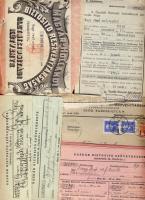 Átnézetlen hagyaték tétel: okmányok nyomtatványok plébános hagyatéka kb 100 db