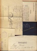 Átnézetlen hagyaték tétel: okmányok nyomtatványok plébános hagyatéka kb 100 db