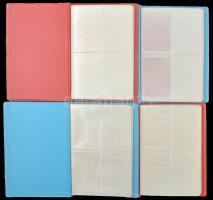 4 db A/4-es képeslap album egyenként 96 férőhellyel / 4 postcard albums for 96 postcards each