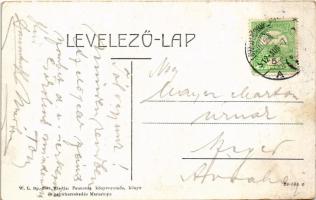 1912 Marosillye, Ilia; Kaszinó. W.L. Bp. 2083. Pannonia könyvnyomda kiadása / casino (EK)