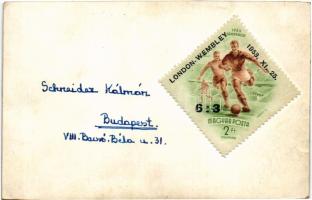 1953 Magyar Aranycsapat, foci csapat, labdarúgók (non PC) + 1953 Labdarúgó 6 : 3 "LONDON-WEMBLE...