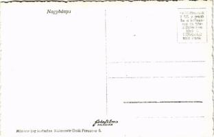 1940 Nagybánya, Baia Mare; Rákóczi tér, Országzászló ("Az Országzászlót emelte Nagybánya város ...