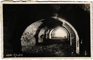 1938 Ada Kaleh, Katakombák a várban / catacomb tunnel in the castle (EK)