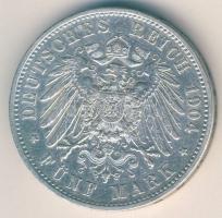 Német Birodalom/Császárság/Württemberg 1904F 5M Ag II.Vilmos T:3 ph