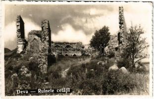 Déva, Deva; Ruinele cetatii / várrom / castle ruins (EK)