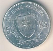 Szlovákia 1944. 50K Ag "5. Függetlenségi évforduló" T:2