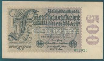 Német Birodalom / Weimari Köztársaság 1923. 500.000.000M T:I