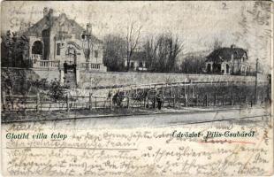 1902 Piliscsaba, Pilis-Csaba; Clotild villatelep (Klotildtelep), vasútállomás (EK)