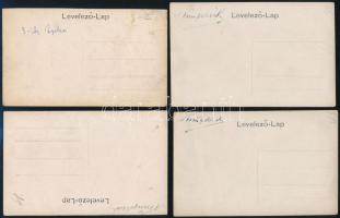 cca 1910 Magyar Imre budapesti fényképész 14 darab képeslap méretű fotója az első Budapesti Honvéd h...