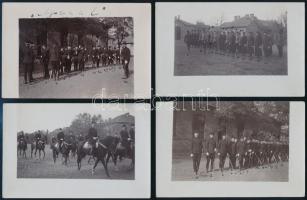 cca 1910 Magyar Imre budapesti fényképész 14 darab képeslap méretű fotója az első Budapesti Honvéd h...