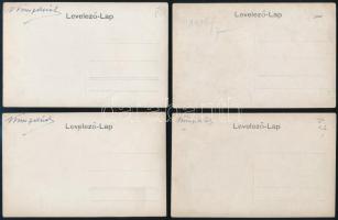 cca 1910 Magyar Imre budapesti fényképész 14 darab képeslap méretű fotója az első Budapesti Honvéd h...