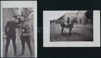 cca 1910 Magyar Imre budapesti fényképész 14 darab képeslap méretű fotója az első Budapesti Honvéd h...