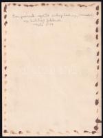 1917 A k.u.k. haditengerészeti repülő sorhajóhadnagy egy cirkáló fedélzetén 23x17 cm