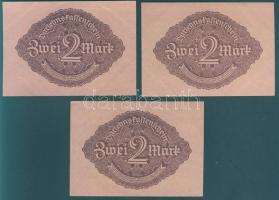 Német Birodalom / Weimari Köztársaság 1922. 2M (3x) T:I-
