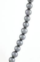 Hematit gyöngysor díszdobozban 42 cm