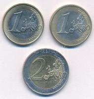 Szlovákia 2009. 1E (2x) + 2E T:2 Slovakia 2009. 1 Euro (2x) + 2 Euro C:XF