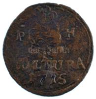 1715PH Poltura Ag "III. Károly" T:2- patina
Huszár 1631., Unger II.: 1202