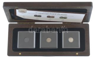 ~1620K-B Denár Ag "II. Mátyás" kapszulában, tanúsítvánnyal (0,37g) + 1630K-B Denár Ag &quo...