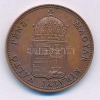 1848KB 1Kr Cu "1998-as jubileumi" utánveret (restrike) T:AU