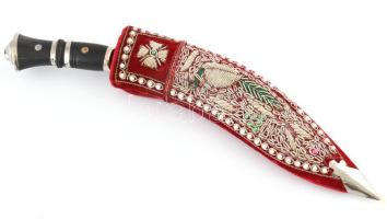 Kukri dísztőr, szép állapotban, h: 38,5 cm