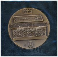 Kiss Nagy András (1930-) 1973. "Magyar Nemzetért / Királyaink Sírjai - BÁV" kétoldalas bro...