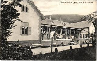 1910 Visegrád, Gizella-telep gyógyfürdő éttermei