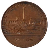 Lebó Ferenc (1960-) 1996. "A Honfoglalás emlékére 896-1896 / Árpád nagyfejedelem" kétoldal...