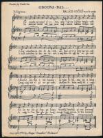 1940 Balázs Győző két dala (Orgona-dal, Harangszó). Bp., "Magyar Zenealbum" kiadása, (3) p...