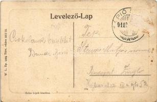 1911 Tápiószele, Erzsébet királyné út és községháza. W.L. Bp. 5884. 1911/13. Kohn Lipót kiadása (Rb)