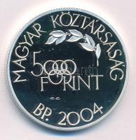 2004. 5000Ft Ag "XXVIII. Nyári Olimpia - Athén" kapszulában T:PP Adamo EM189