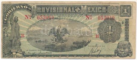 Mexikó/Gobiernói Ideiglenes Kormány 1916. 1P T:III Mexico/Gobierno Provisional de México 1916. 1 Peso C:F