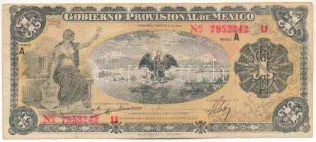 Mexikó / Gobiernói Ideiglenes Kormány 1914. 1P T:III Mexico / Gobierno Provisional de México 1914. 1 Peso C:F Krause S701b.