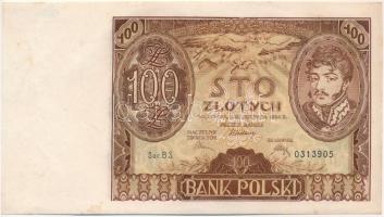 Lengyelország 1934. 100Zl T:II- fo., Poland 1934. 100 Zlotych C:VF spotted Krause P#75