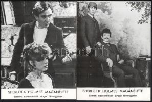 cca 1970 ,,Sherlock Holmes magánélete" című angol filmvígjáték jelenetei és szereplői, 24 db vi...