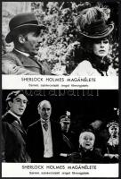 cca 1970 ,,Sherlock Holmes magánélete" című angol filmvígjáték jelenetei és szereplői, 24 db vi...