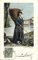 Worker woman from Lombardie