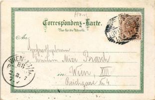 1897 (Vorläufer!) Cheb, Eger; Alte Burg, Wallenstein, Schwarzer Thurm, Wallenstein's Todenhaus ...