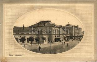 1912 Győr, vasútállomás. Hermann Izidor kiadása (fl)