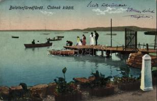 Balatonfüred csónak kikötő